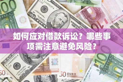北京如何应对借款诉讼？哪些事项需注意避免风险？
