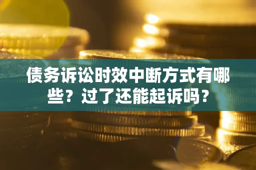 北京债务诉讼时效中断方式有哪些？过了还能起诉吗？