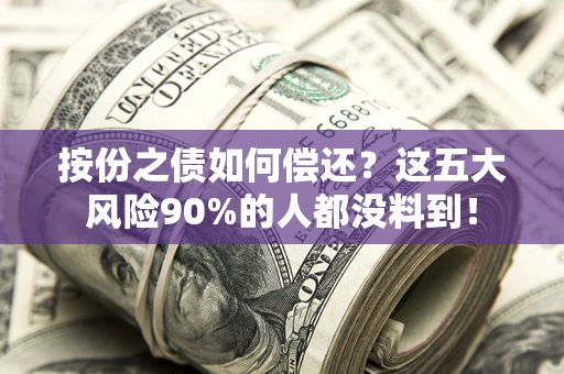 北京按份之债如何偿还？这五大风险90%的人都没料到！